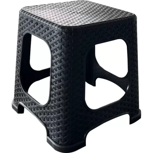 Taburet din plastic - STAR, Maro, 33x33x33